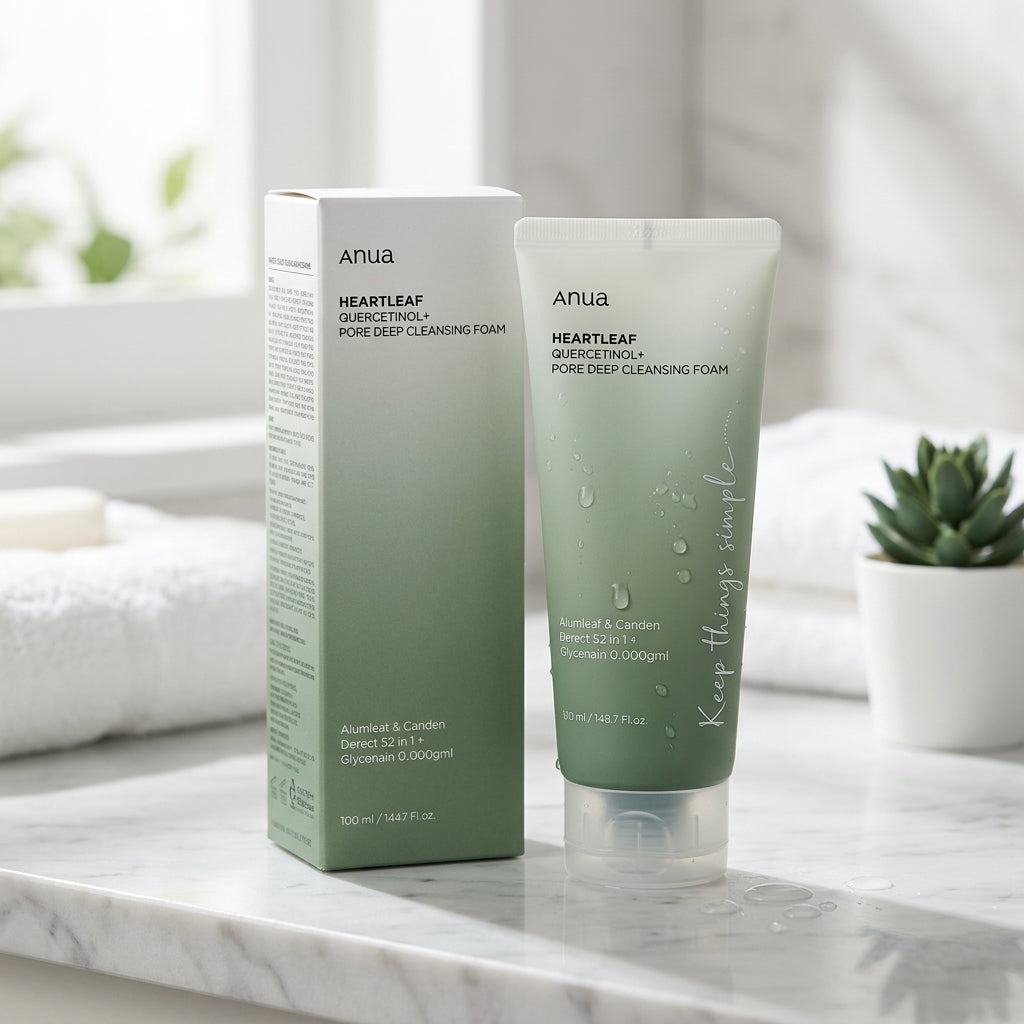 Anua Heartleaf Succinic Moisture Cleansing Foam