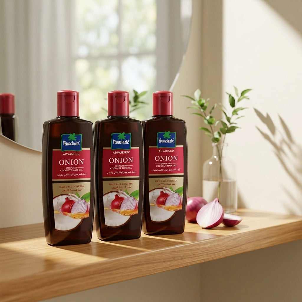 Parachute Onion hair Oil Benefits