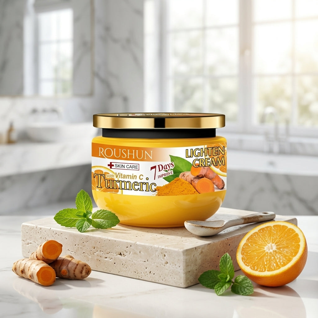 ROUSHUN Turmeric Vitamin C Brightening Face Cream