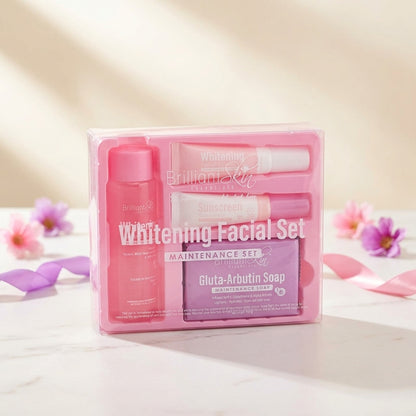 Brilliant whitening maintenance facial set benefits