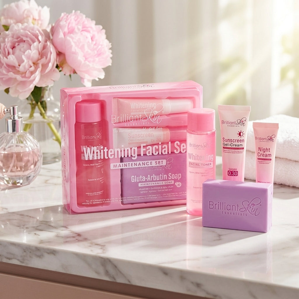 Brilliant whitening maintenance facial set reviews