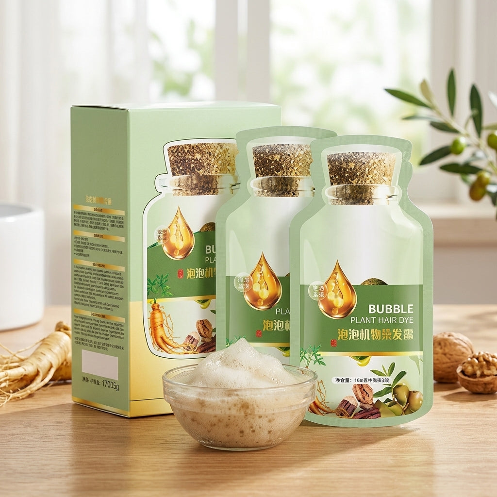 Pure Plant Extract For Grey Hair Color