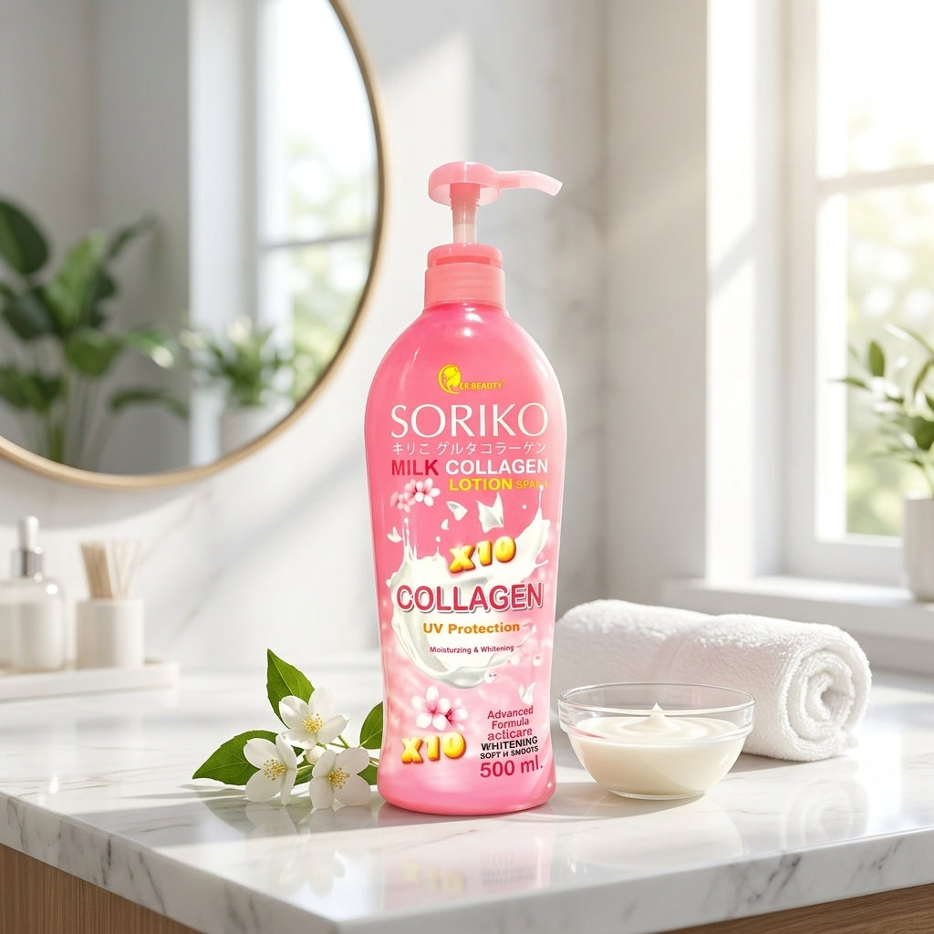 Soriko milk collagen body lotion 500ml price in uae