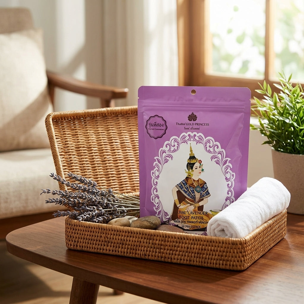 Gold princess lavender foot patches in uae benefits
