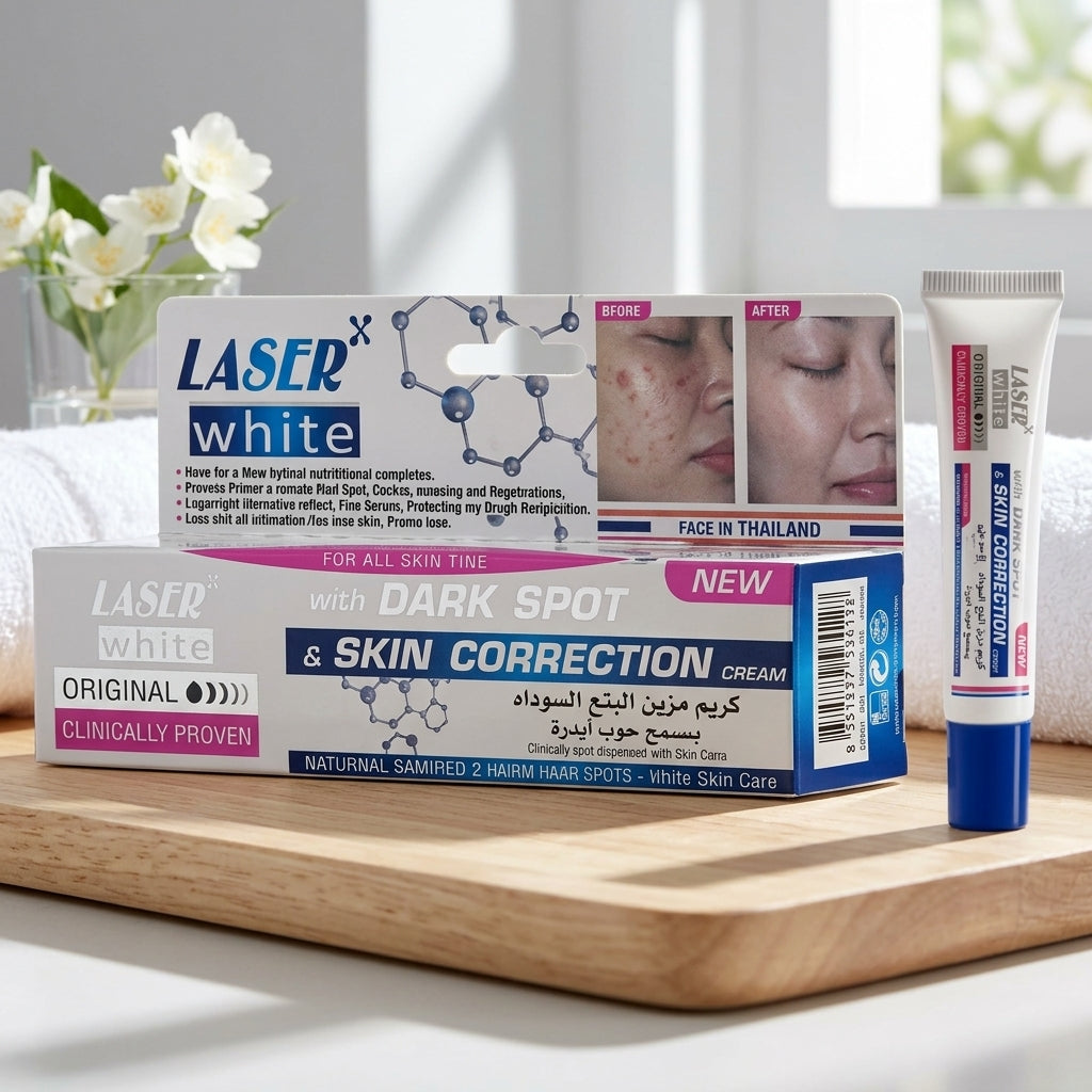 Laser white anti dark spot and skin correction gel 30g side