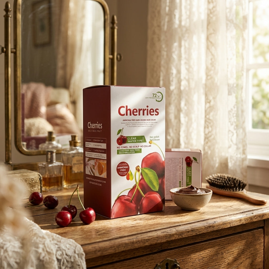 Cherry Color Cream Ammonia-Free Hair