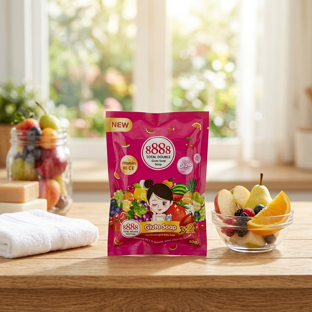 8888 total double gluta skin soap ingredients