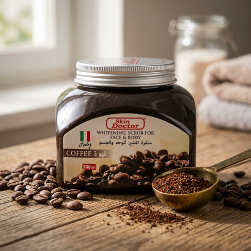 Best skin doctor whitening scrub for face and body coffee uae