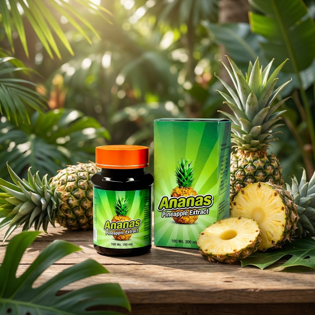 Ananas capsule made in Brazil