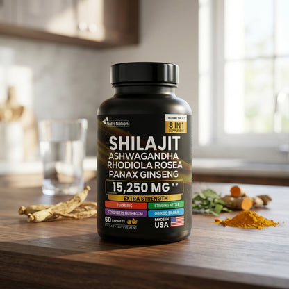 Shilajit Ashwagandha Rhodiola Rosea Panax Ginseng benefits
