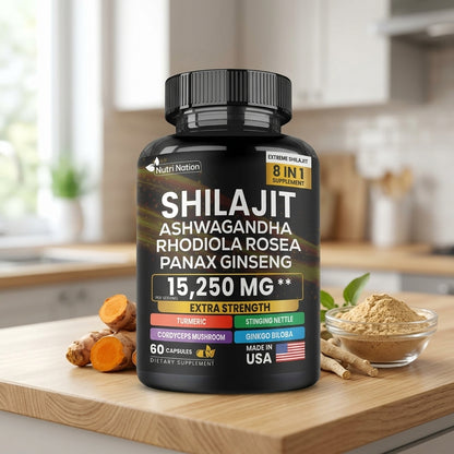 Shilajit Ashwagandha Rhodiola Rosea Panax Ginseng benefits for Men