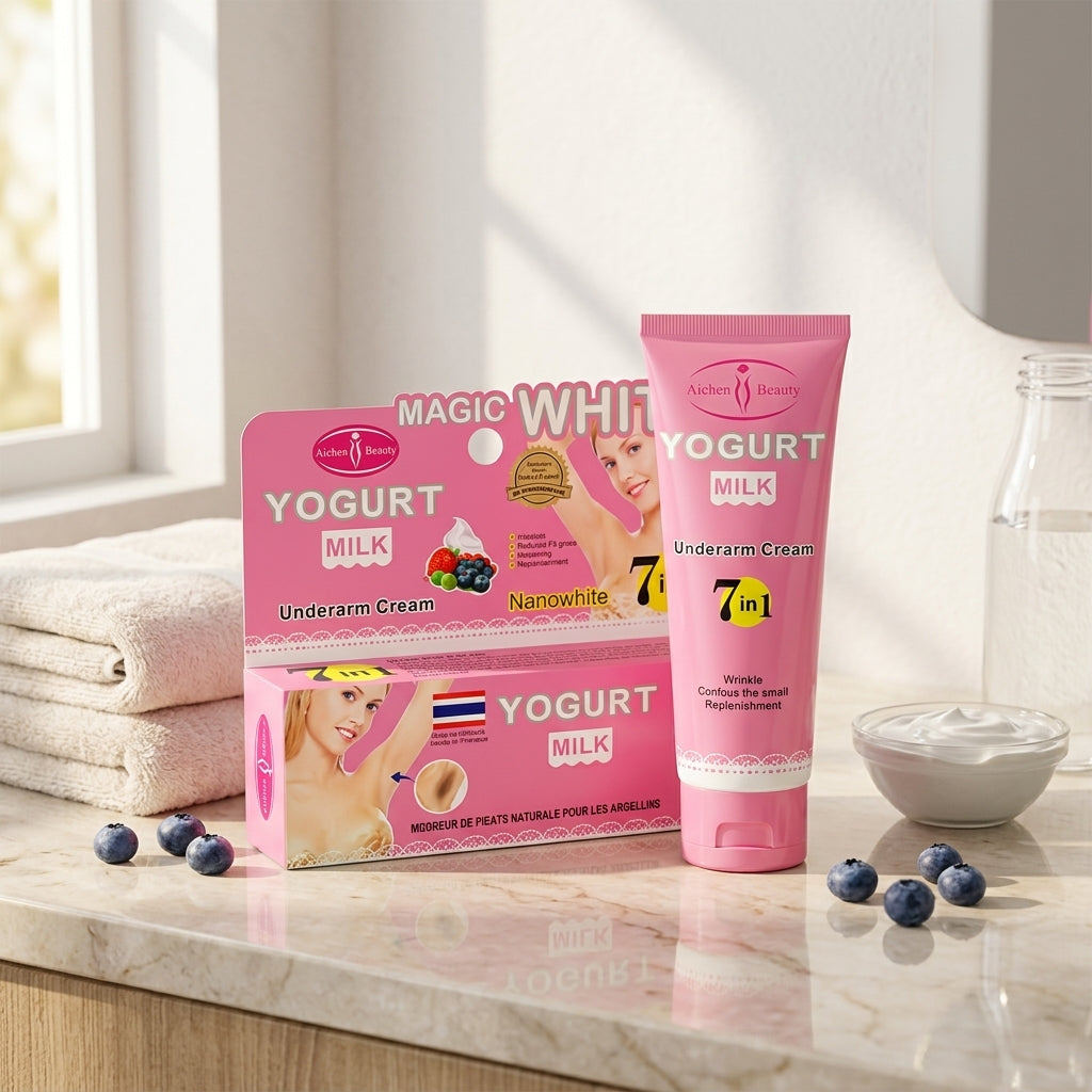 Aichun beauty magic white yogurt milk whitening cream in uae review
