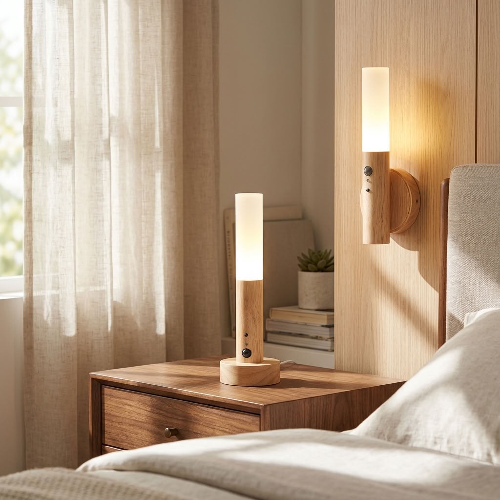 WoodenMotionSensorLamp