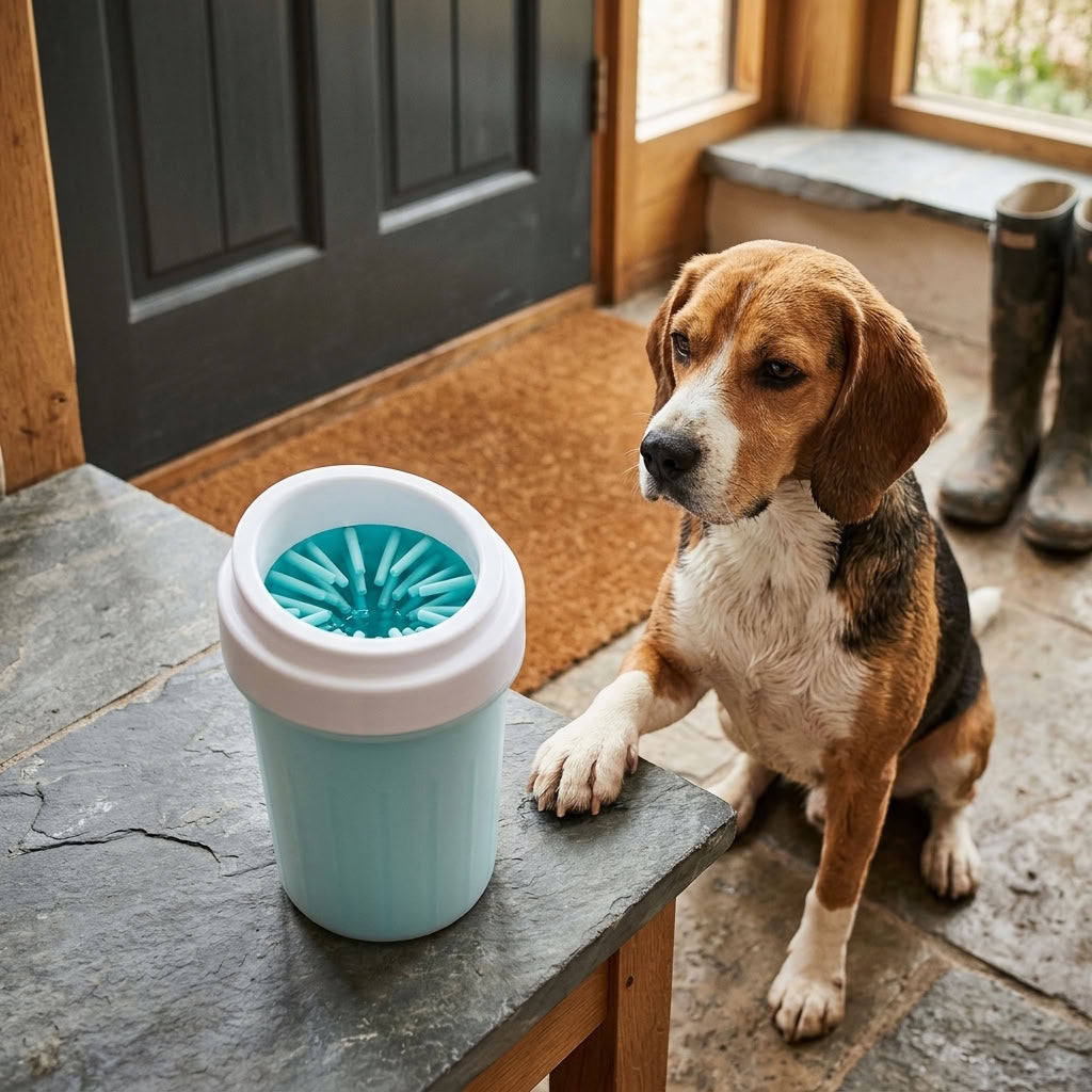 Buy paw cleaner with brush Online at Best Price in uae