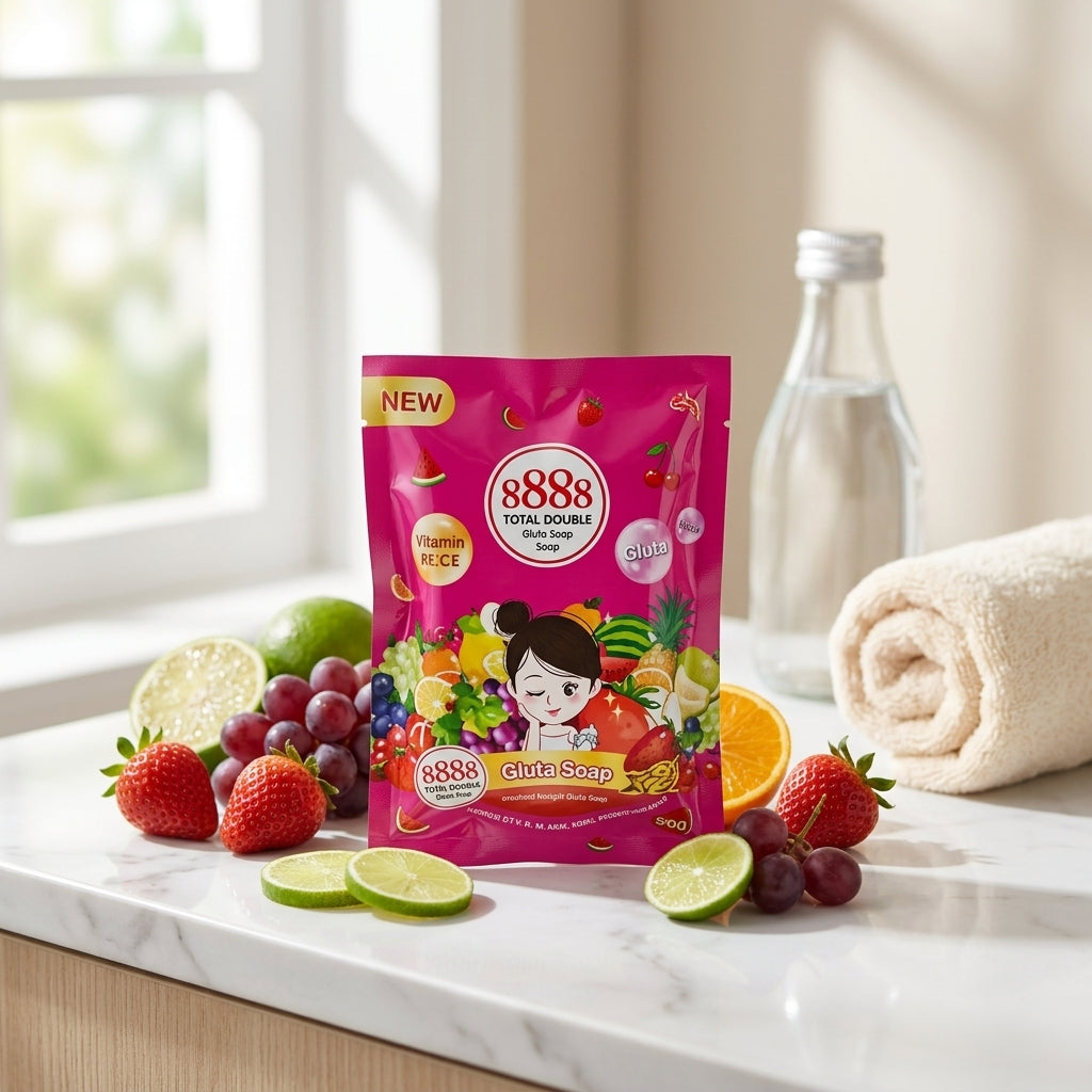8888 total double gluta skin soap benefits