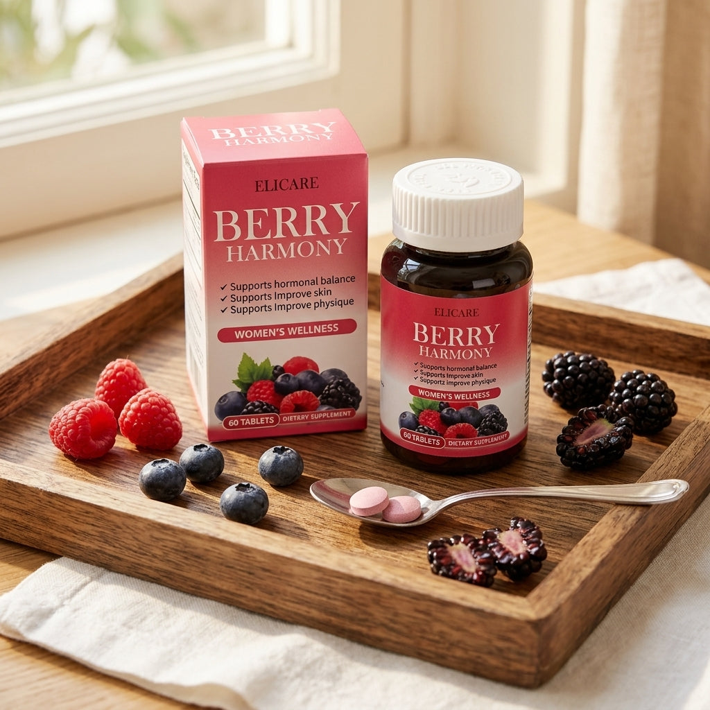 Elica berry harmony balance female hormones 60 tablets in uae