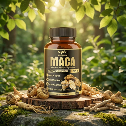Maca Root and Ashwagandha Capsules