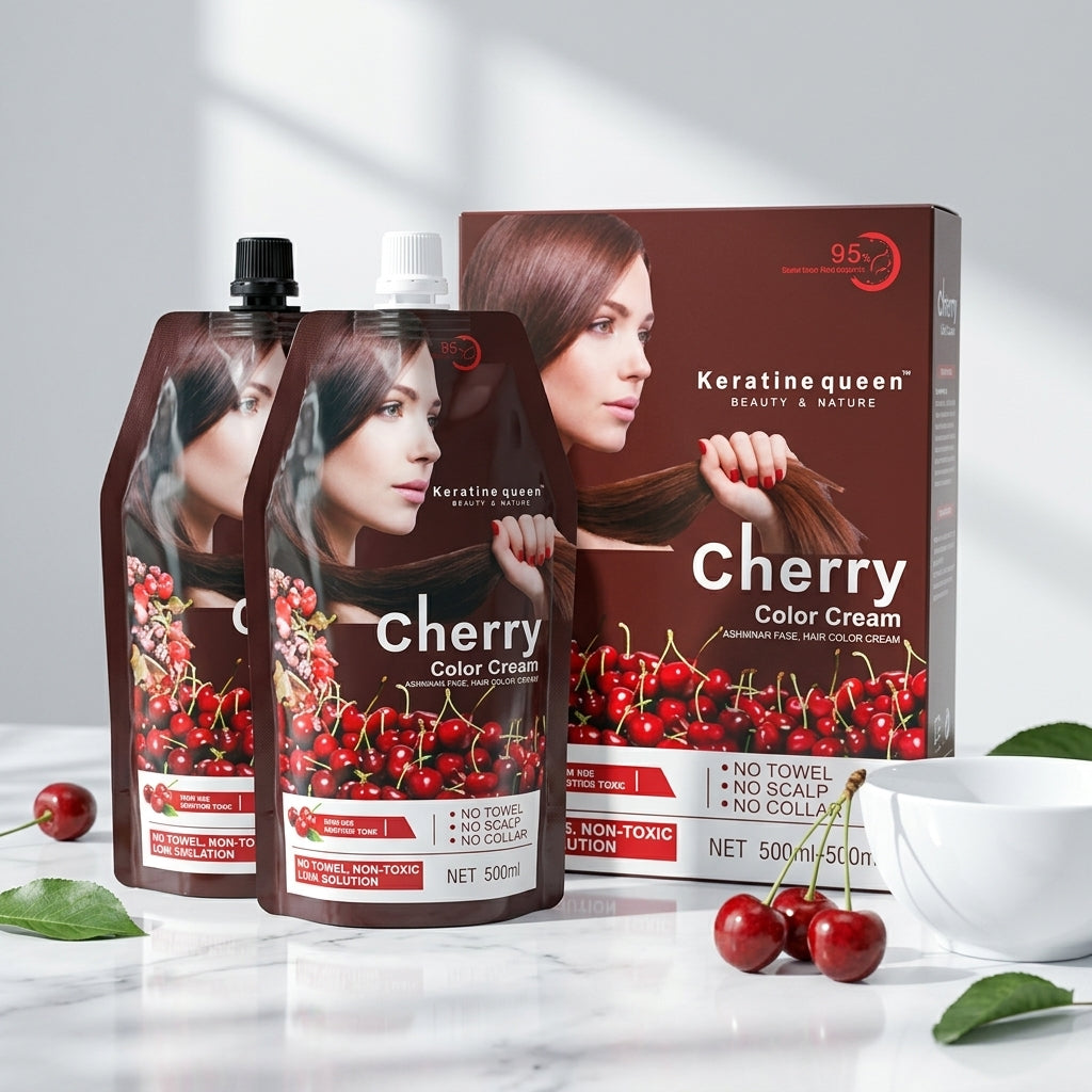 Cherry brown hair color cream price