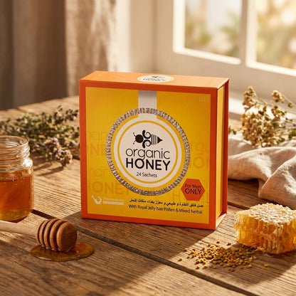 Organic honey and natural pollen infusion 24 sachets benefits