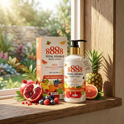 8888 total double body lotion 350ml in uae review