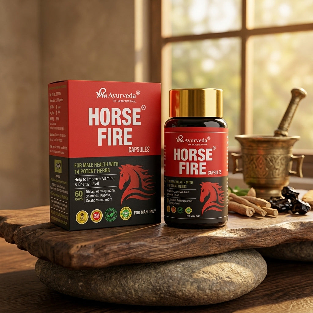 100% Ayurveda Horse Fire 60 Capsule
