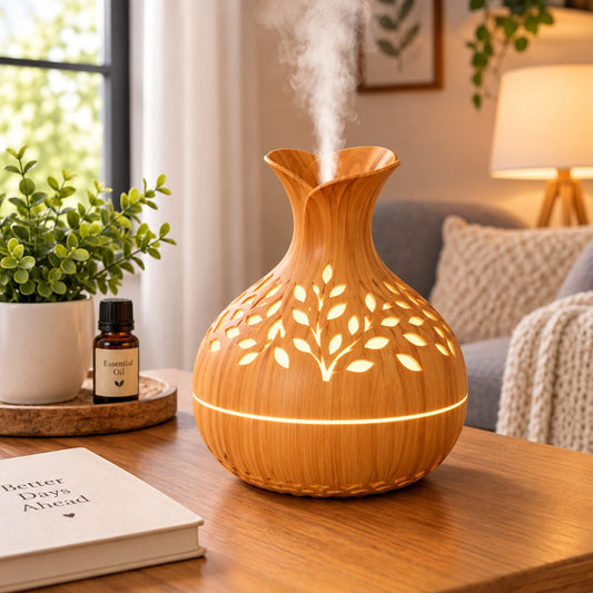 WoodenCoolMistHumidifier