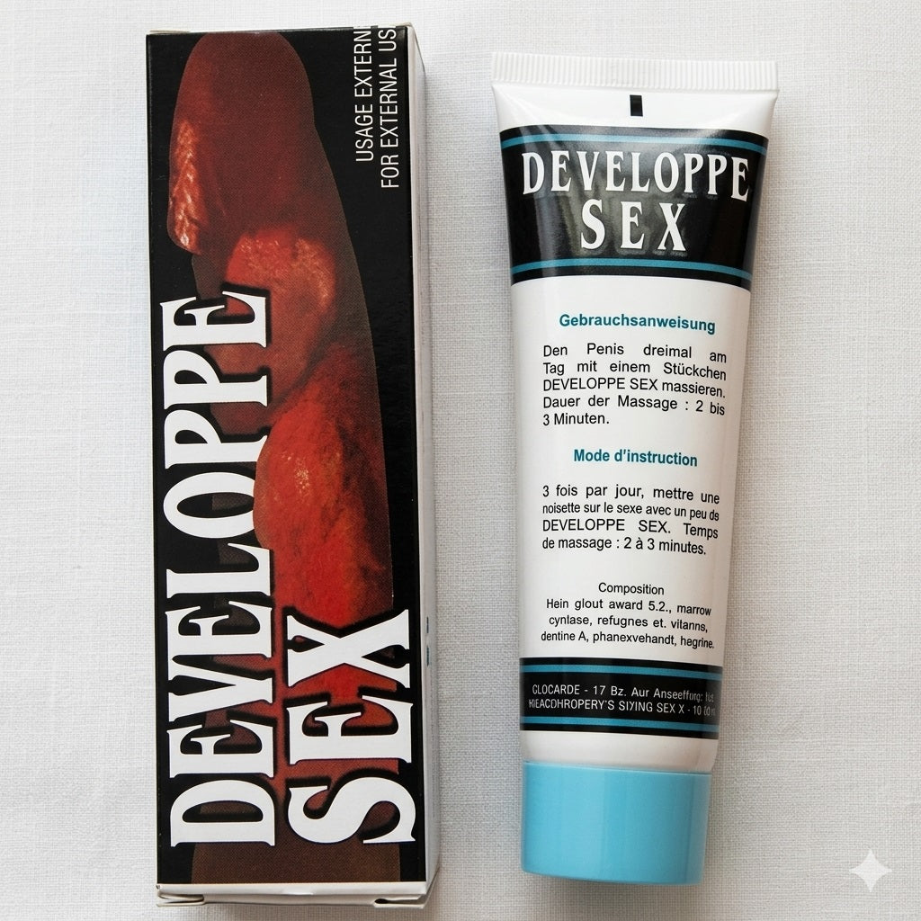 Men's Delay Cream Lubricant Developpe